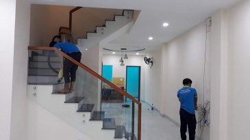 Dịch vụ vệ sinh nhà mới hoàn thiện