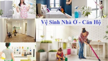 Dịch vụ vệ sinh nhà ở, căn hộ, biệt thự siêu sạch