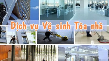Dịch vụ vệ sinh tòa nhà, văn phòng