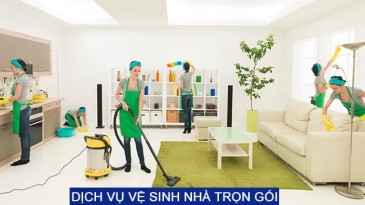 Dịch vụ vệ sinh nhà ở trọn gói từ A đến Z